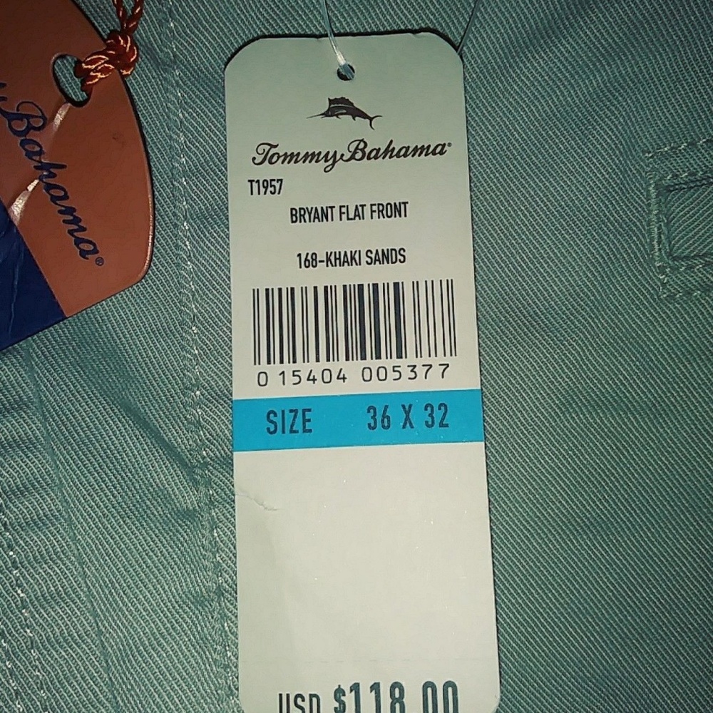 TOMMY BAHAMA Mens Pants 36 x 32 Standard Fit Bryan - Picture 5 of 8